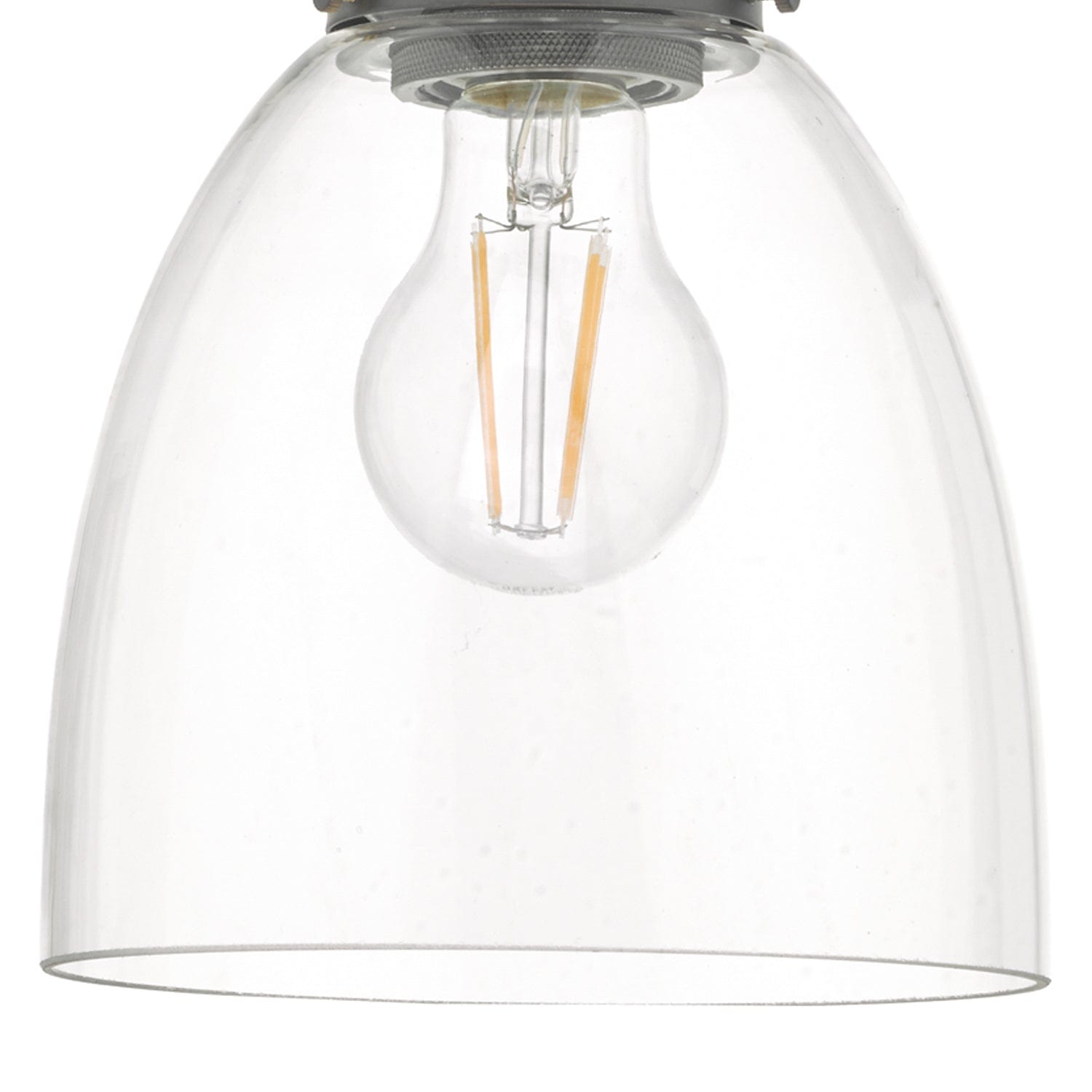 dar lighting Arvin Pendant Antique Chrome & Glass ARV0161