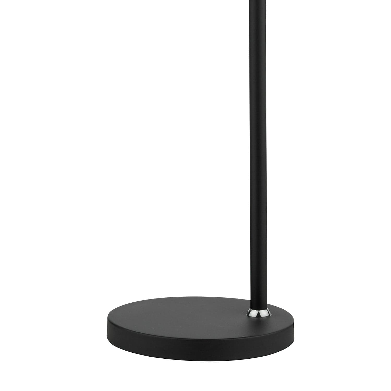 dar lighting Ashworth Table Lamp Matt Black & Polished Chrome ASH4122