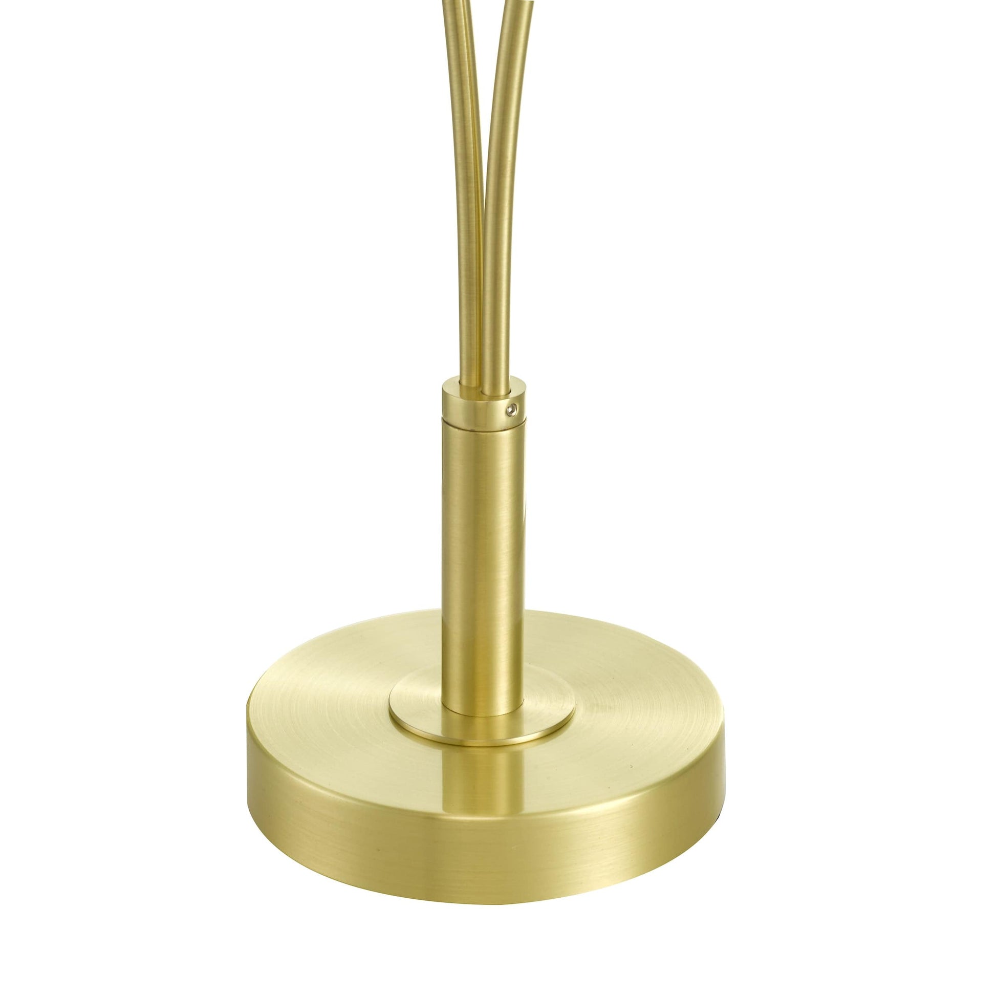 dar lighting Avari 2 Light Table Lamp Satin Brass Glass AVA4241