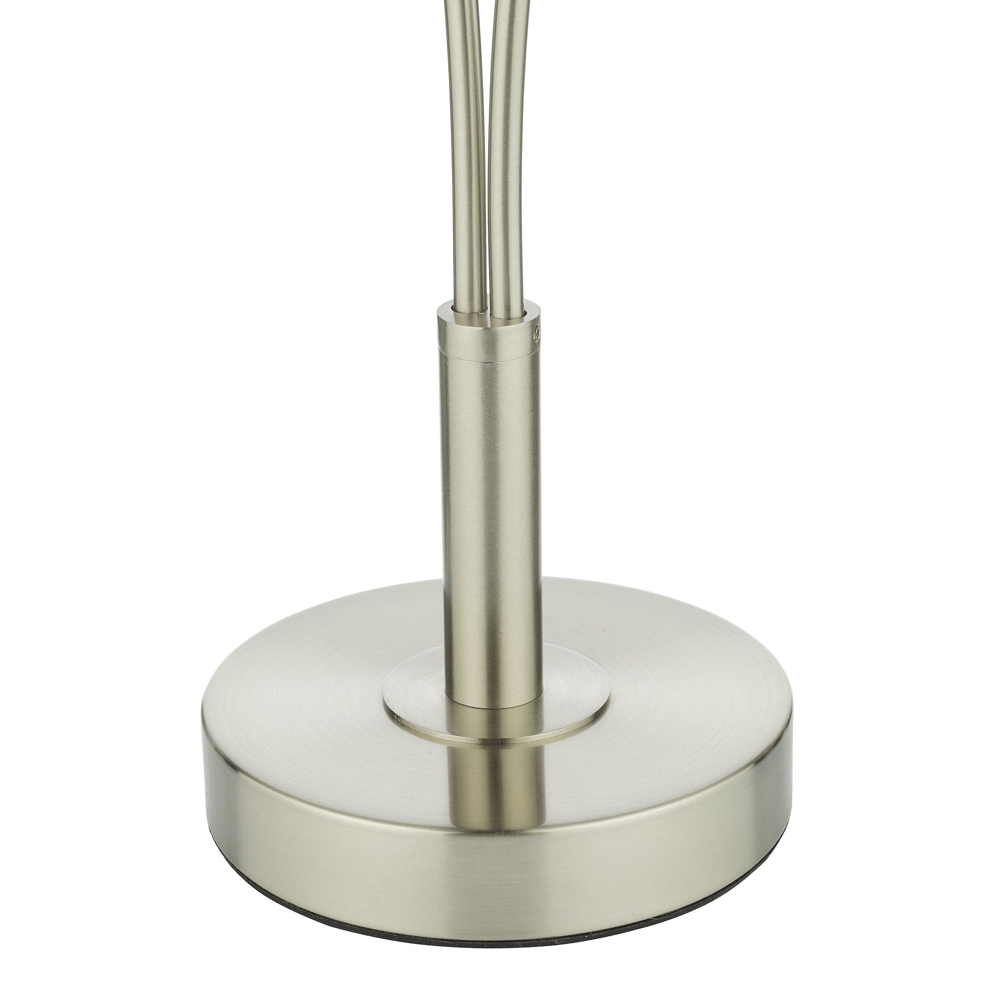 dar lighting Avari 2 Light Table Lamp Satin Nickel Frosted Glass AVA4246