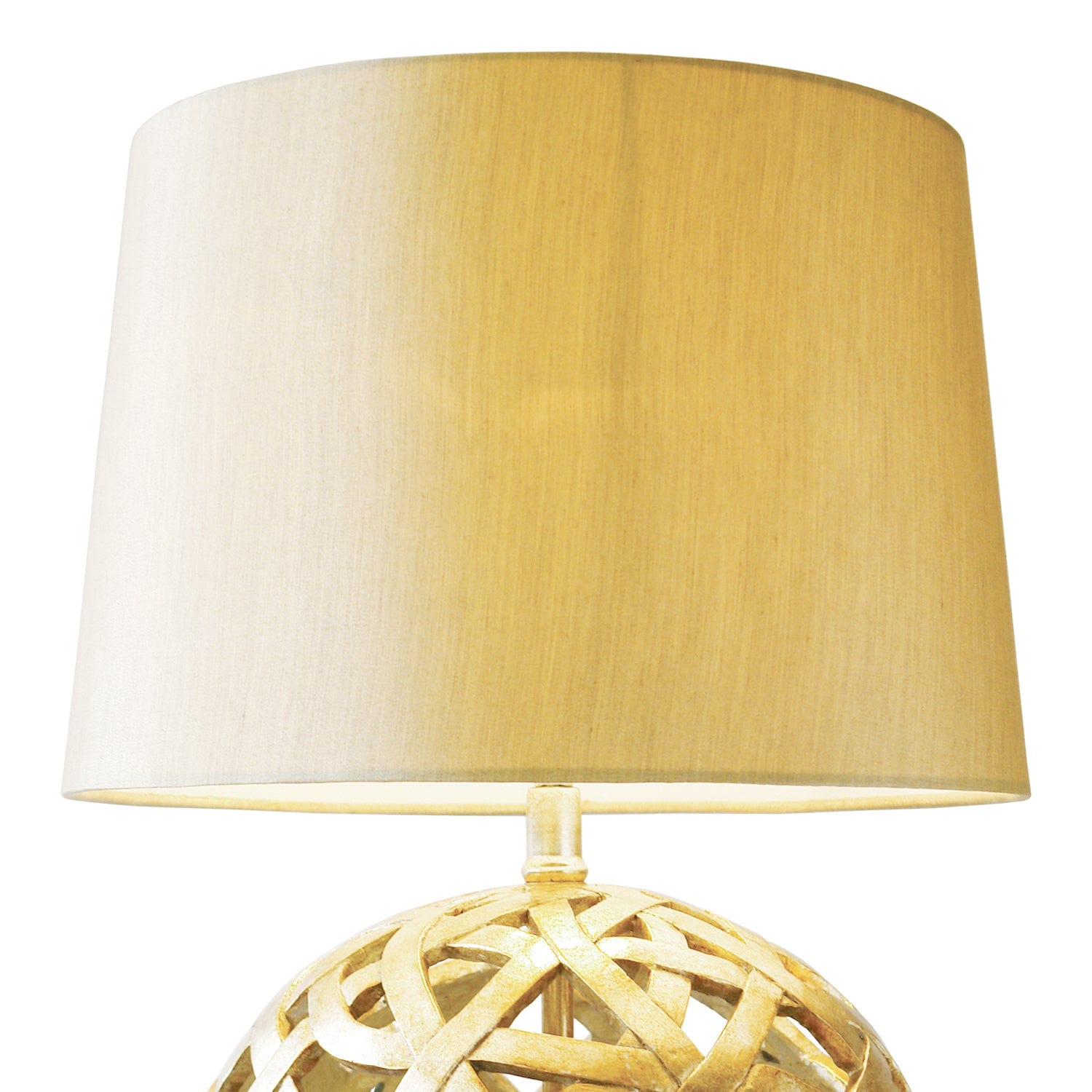 dar lighting Balthazar Table Lamp Antique Gold With Shade BAL4263