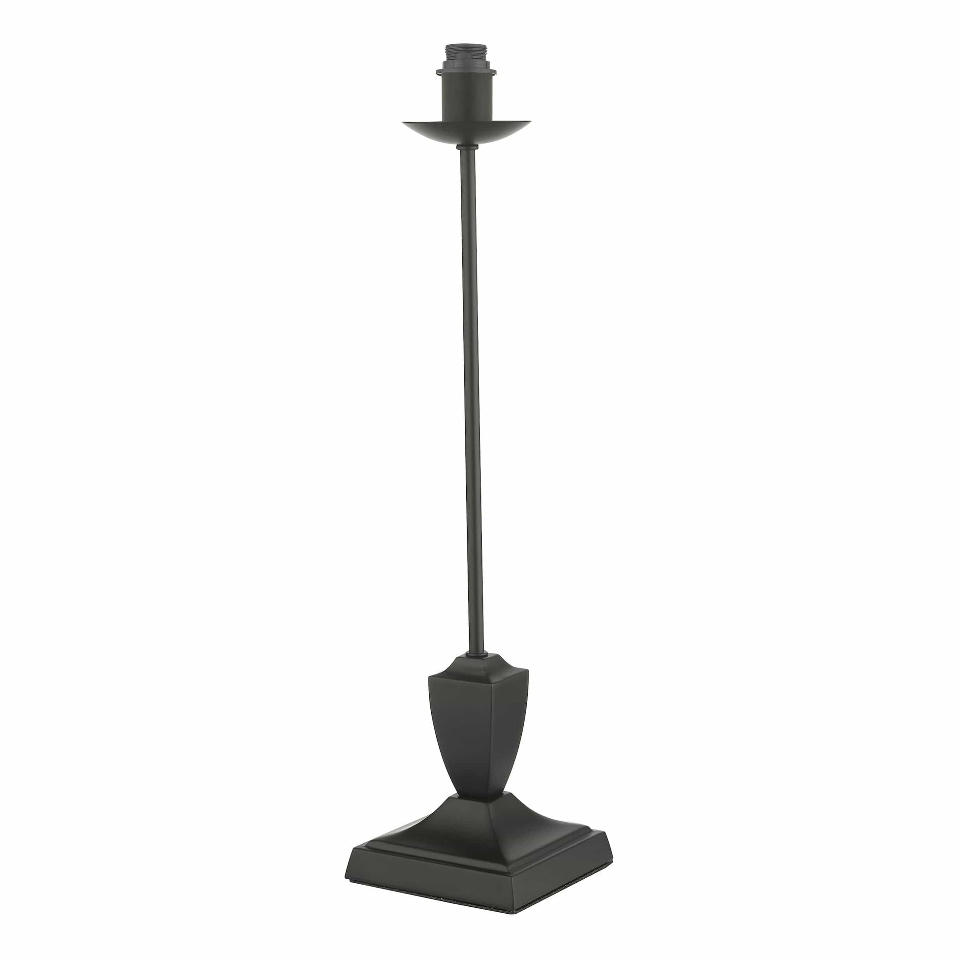 dar lighting Bessa Table Lamp Satin Black Base Only BES4122