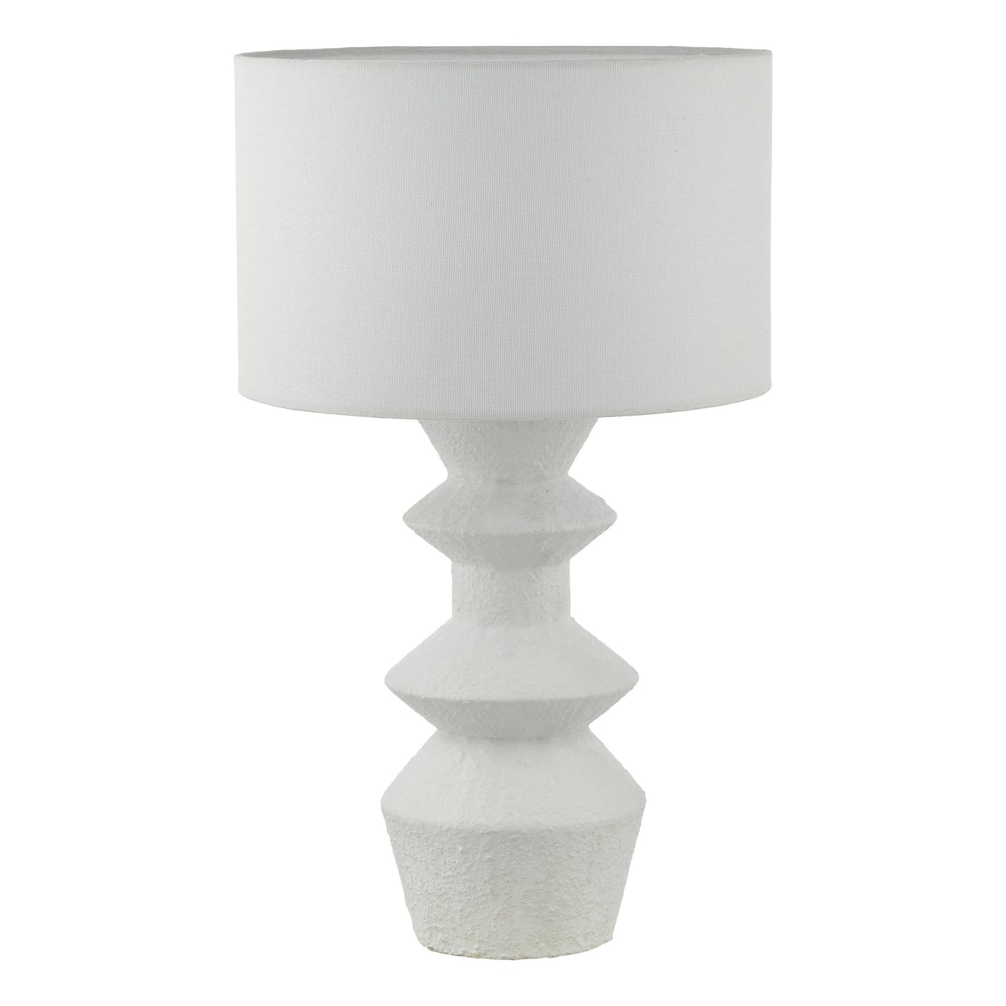 dar lighting Bidelia Table Lamp Matt White With Shade BID422