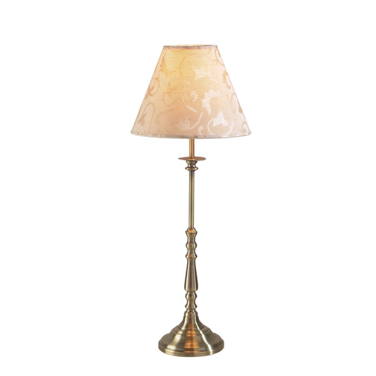 dar lighting Blenheim Table Lamp Antique Brass With Shade (Multipack) BLE4175