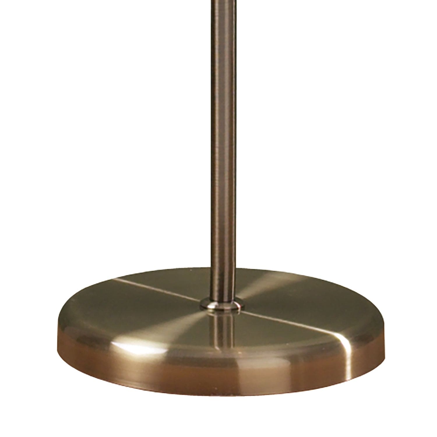 dar lighting Boston 3 Light Floor Lamp Antique Brass Opaque Glass BOS49