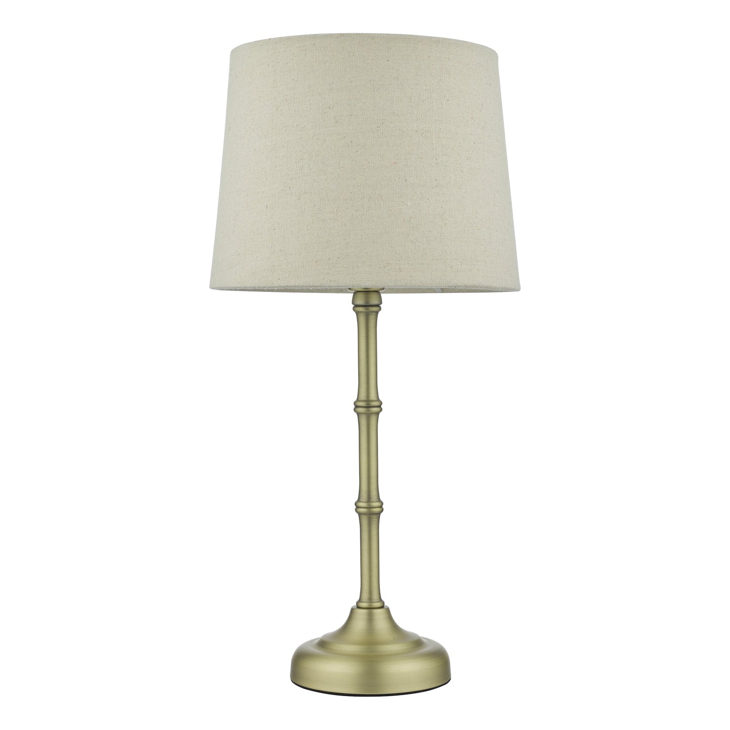 dar lighting Cane Table Lamp Antique Brass With Shade CAN4275