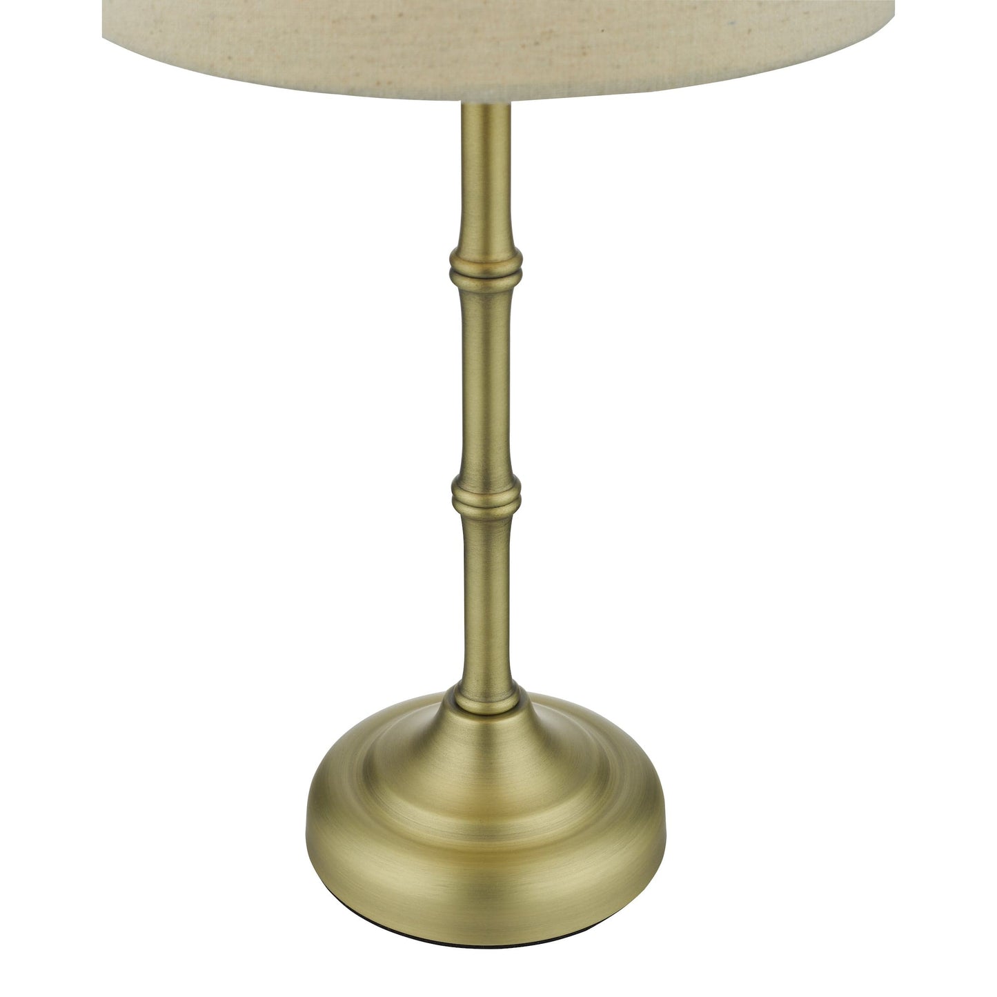 dar lighting Cane Table Lamp Antique Brass With Shade CAN4275