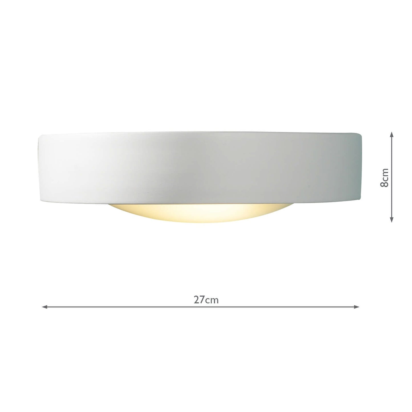 dar lighting Catalan Wall Washer White CAT072