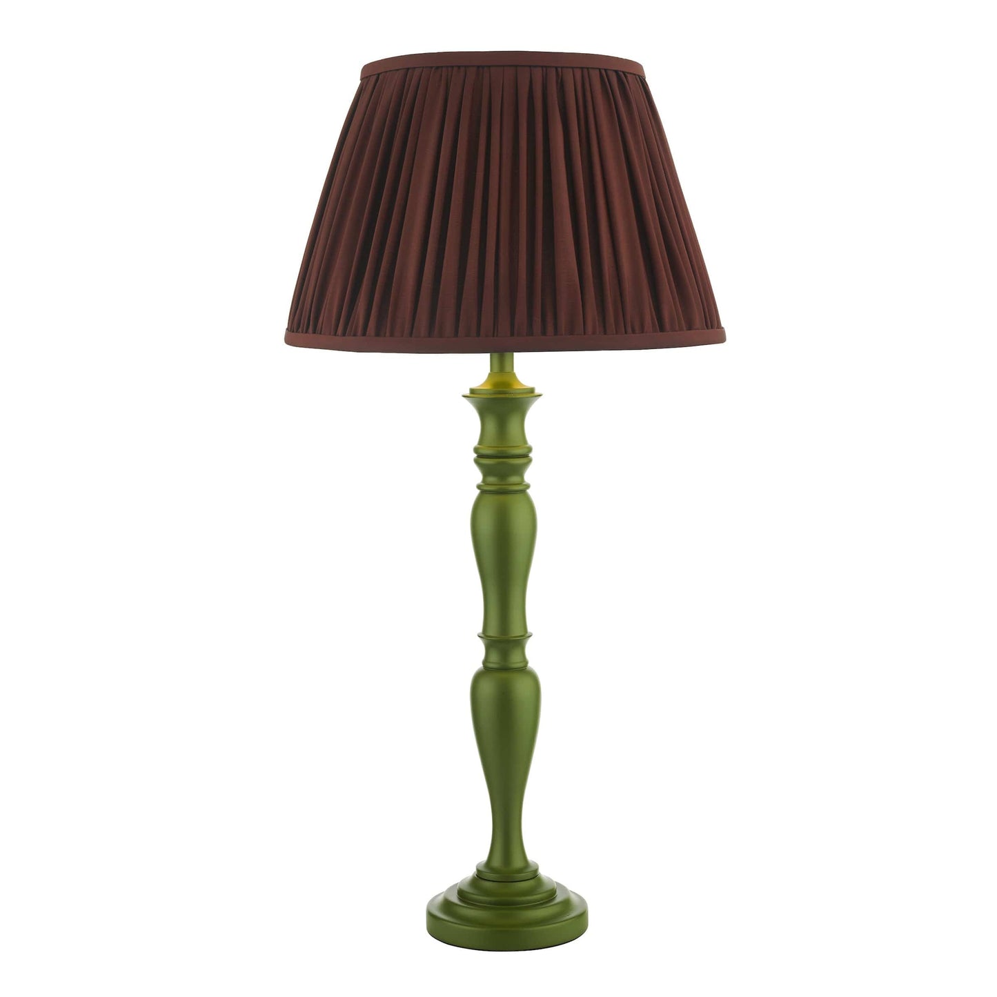 dar lighting Caycee Table Lamp Green Base Only CAY4224