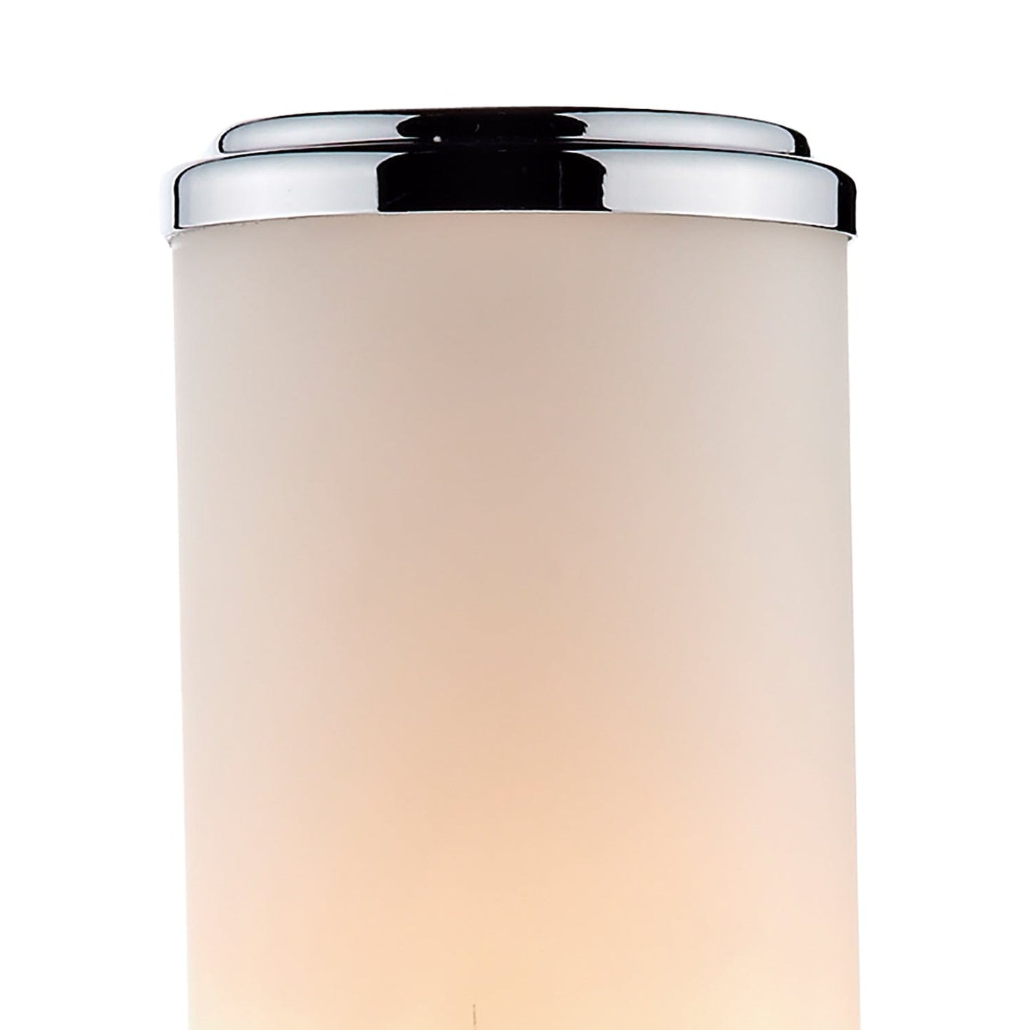 dar lighting Century Bathroom Wall Light Polished Chrome Opal Glass IP44 CEN0750