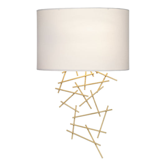 dar lighting Cevero Wall Light Gold With Shade CEV0735