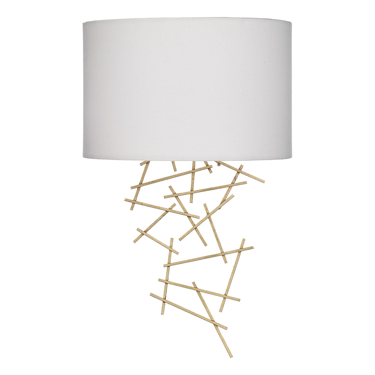 dar lighting Cevero Wall Light Gold With Shade CEV0735