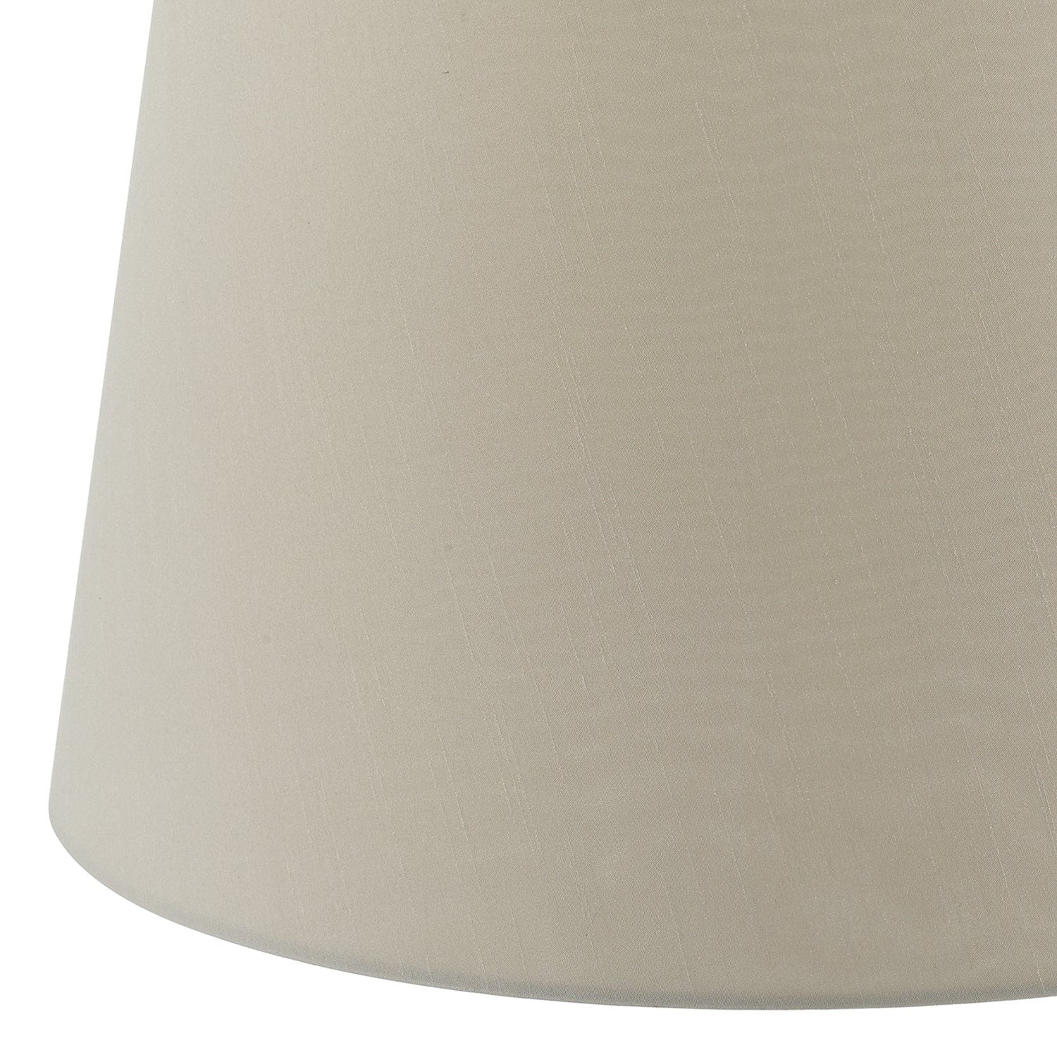 dar lighting Cezanne Ecru Faux Silk Tapered Drum Shade 35cm CEZ1429