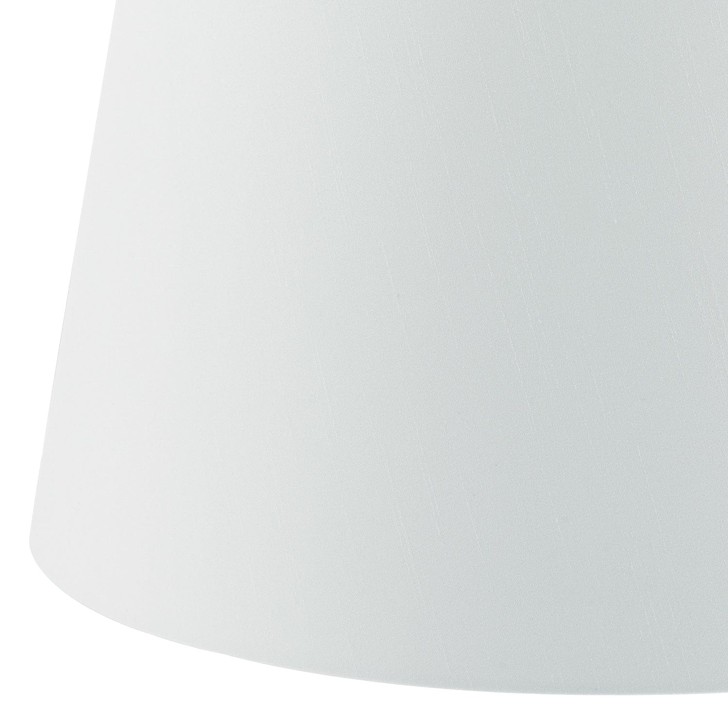 dar lighting Cezanne White Faux Silk Tapered Drum Shade 35cm CEZ142