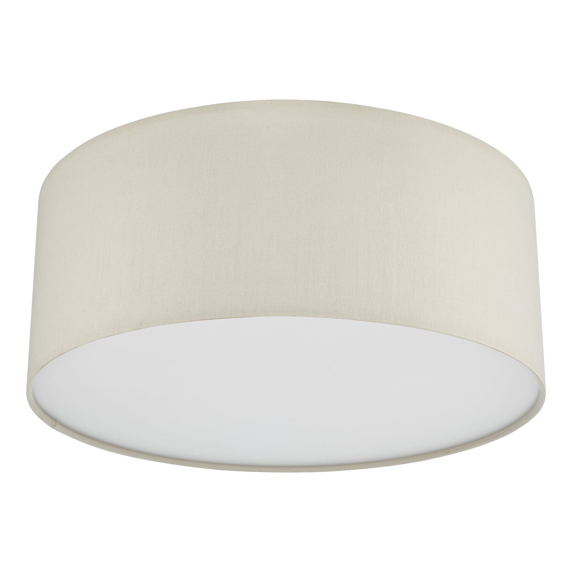 dar lighting Cierro 3 Light Flush Taupe With Diffuser 40cm CIE5201