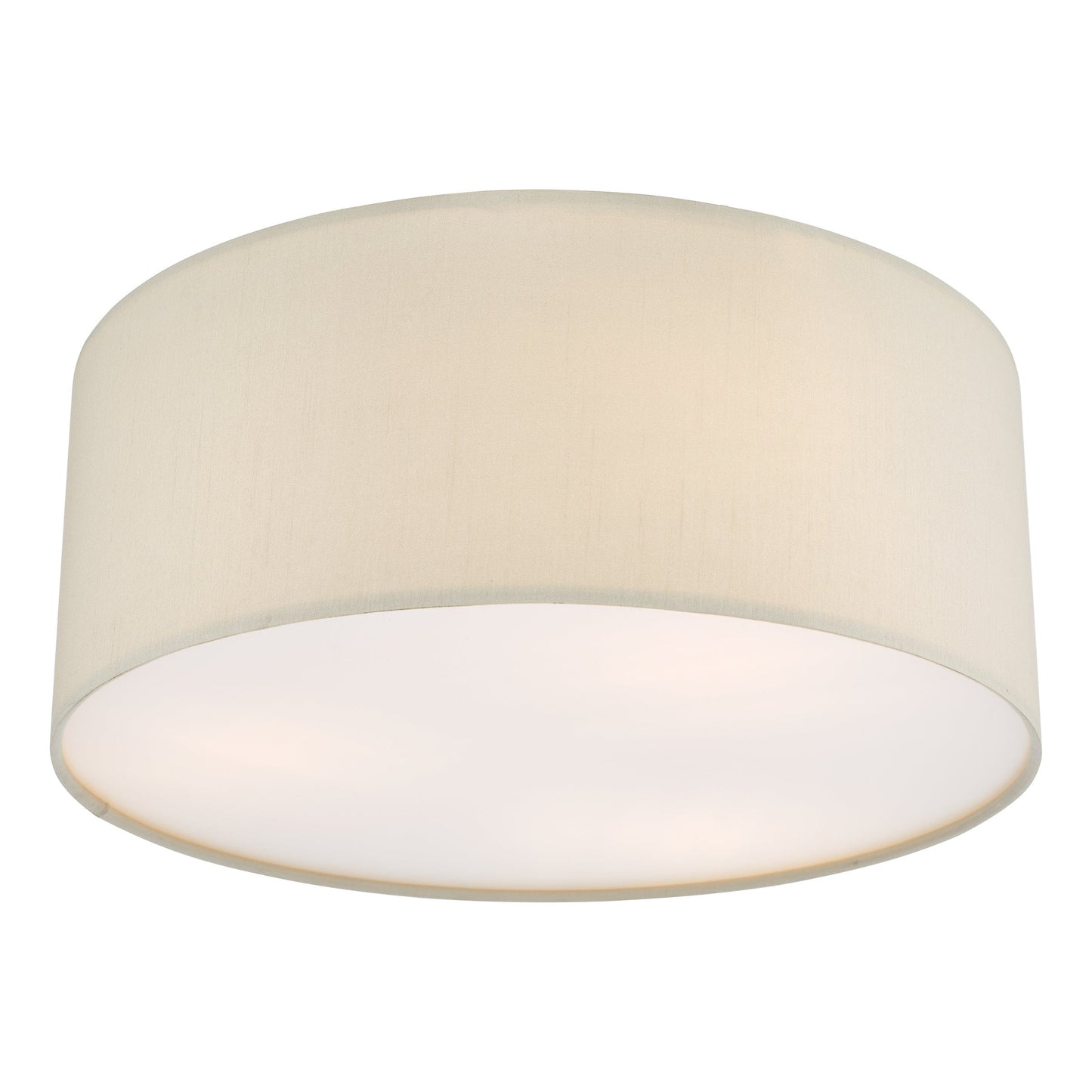 dar lighting Cierro 3 Light Flush Taupe With Diffuser 40cm CIE5201