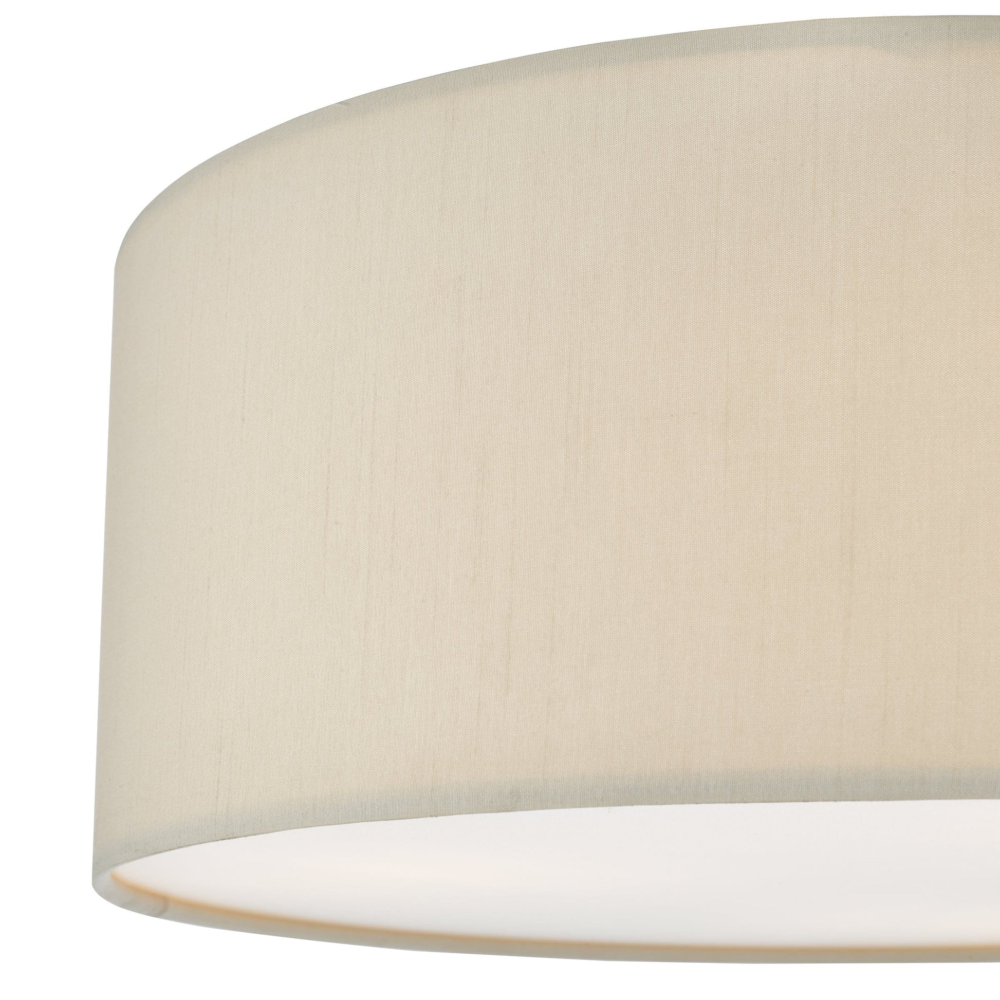 dar lighting Cierro 3 Light Flush Taupe With Diffuser 40cm CIE5201