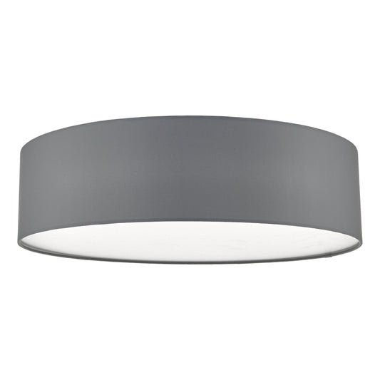 dar lighting Cierro 4 Light Flush Grey 60cm CIE5039