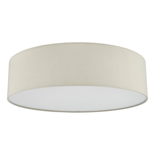 dar lighting Cierro 4 Light Flush Taupe With Diffuser 60cm CIE5001