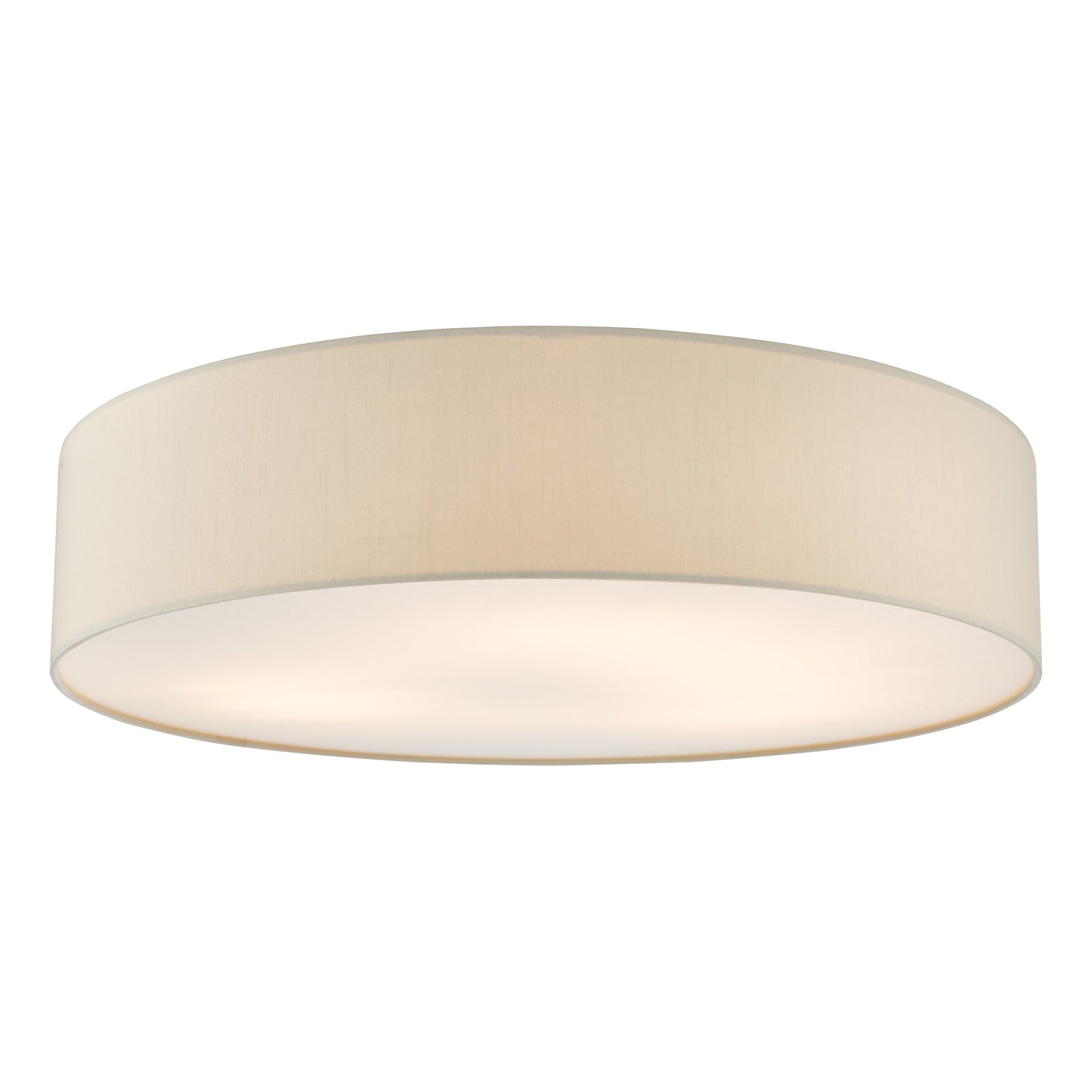 dar lighting Cierro 6 Light Flush Taupe With Diffuser 80cm CIE4801