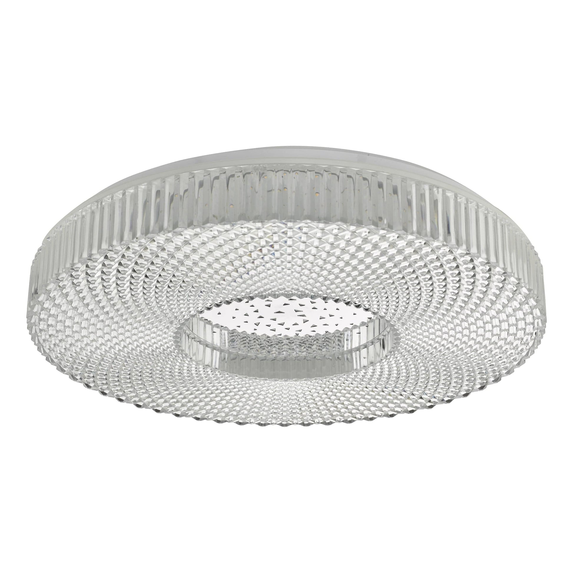 dar lighting Cimona Flush Acrylic Large LED CIM4808