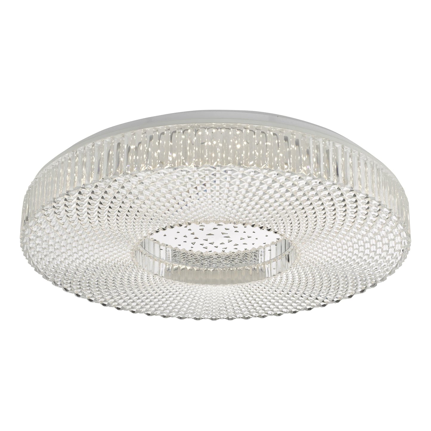 dar lighting Cimona Flush Acrylic Large LED CIM4808