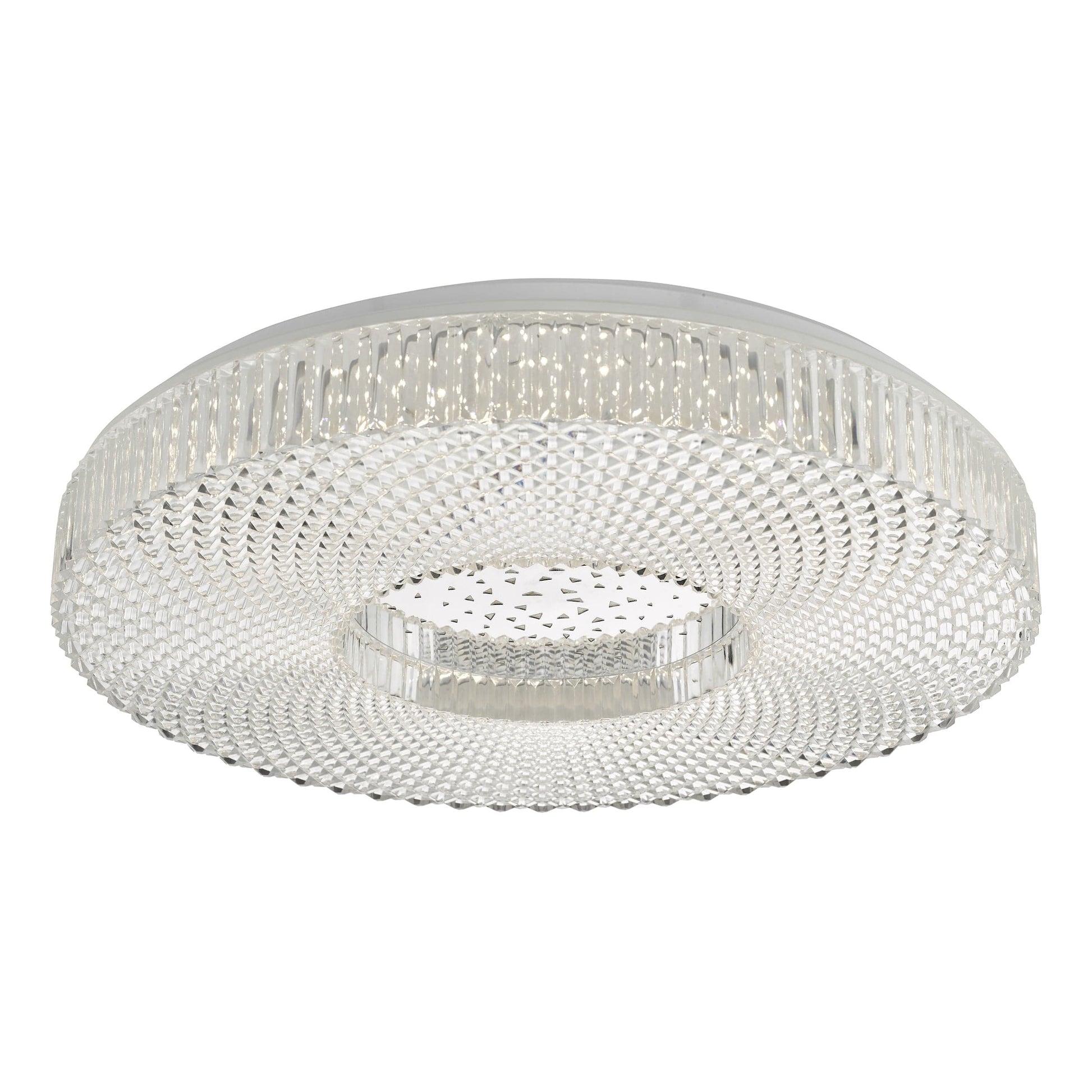 dar lighting Cimona Flush Acrylic Large LED CIM4808