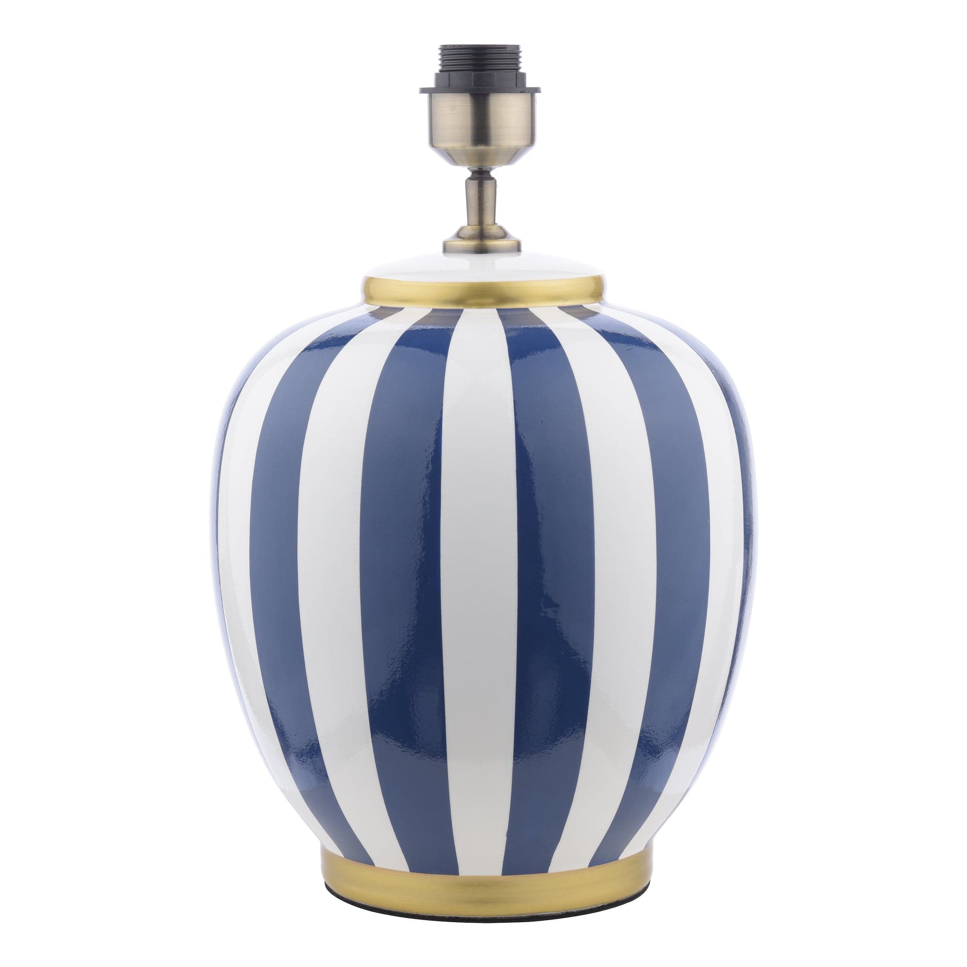 dar lighting Circus Ceramic Table Lamp Blue & White Base Only CIR4223