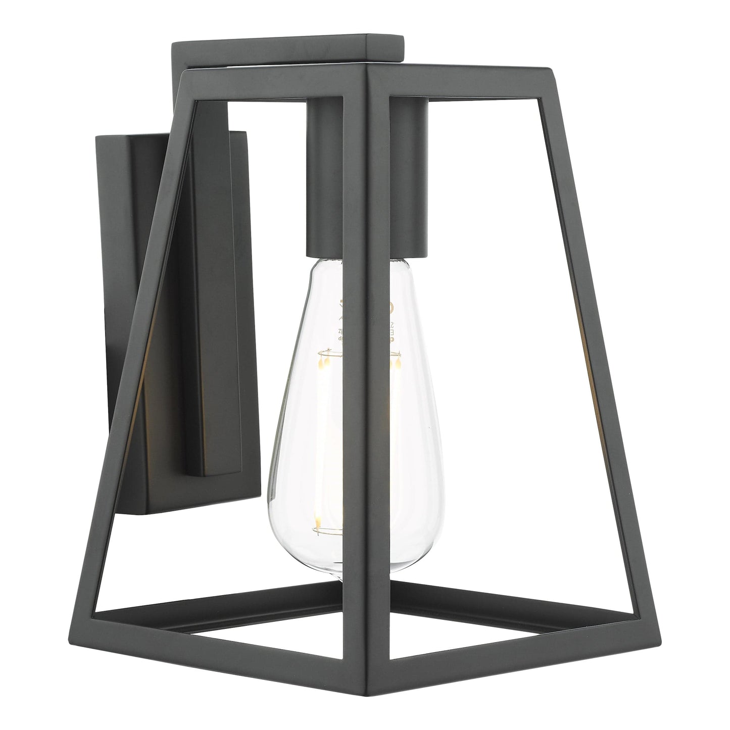 dar lighting Claudia Wall Light Matt Black CLA0722