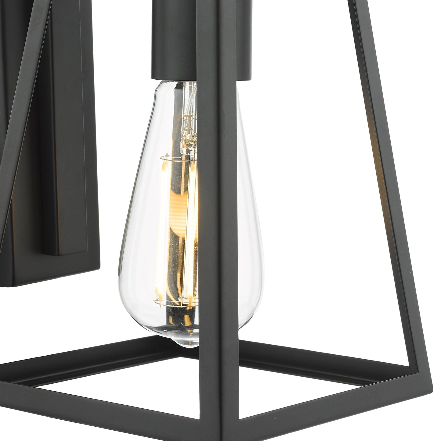 dar lighting Claudia Wall Light Matt Black CLA0722