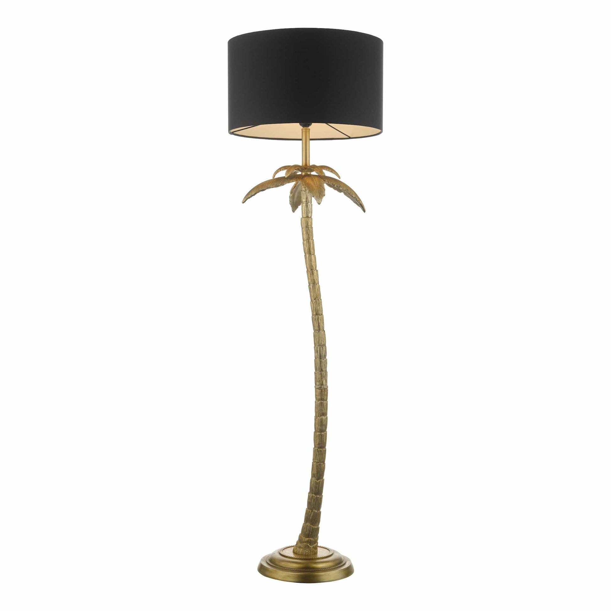 dar lighting Coco Floor Lamp Antique Gold With Shade COC4935