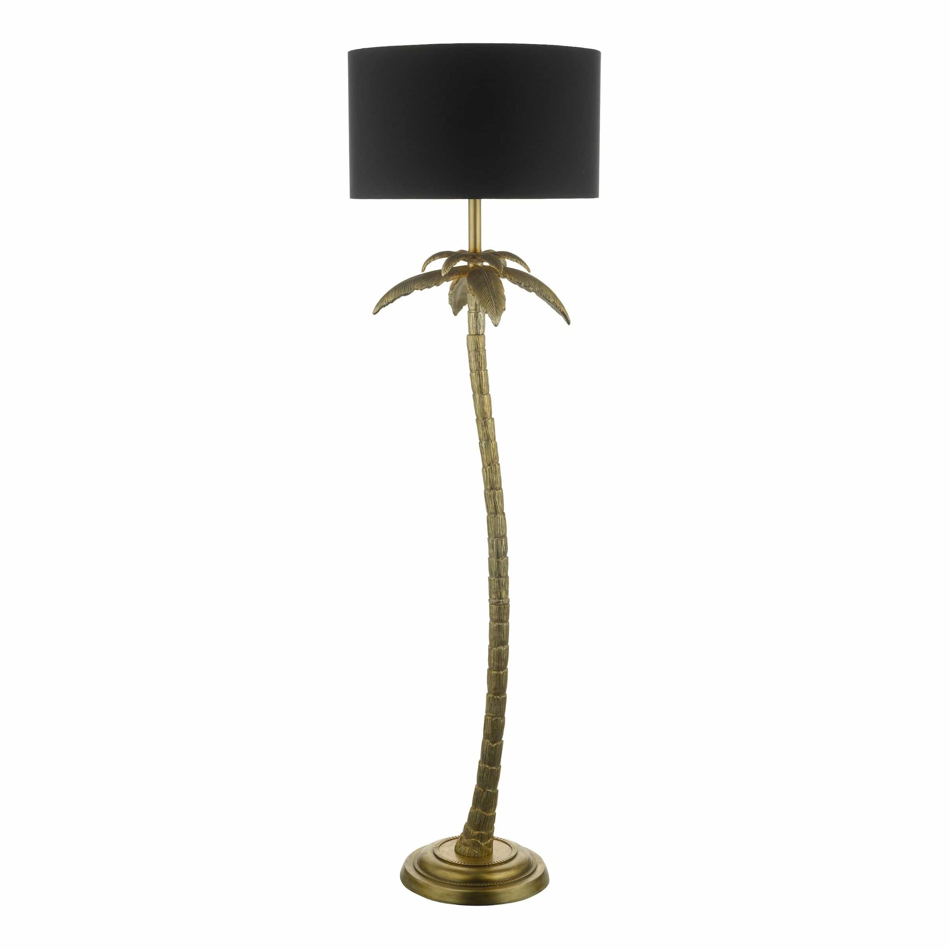 dar lighting Coco Floor Lamp Antique Gold With Shade COC4935