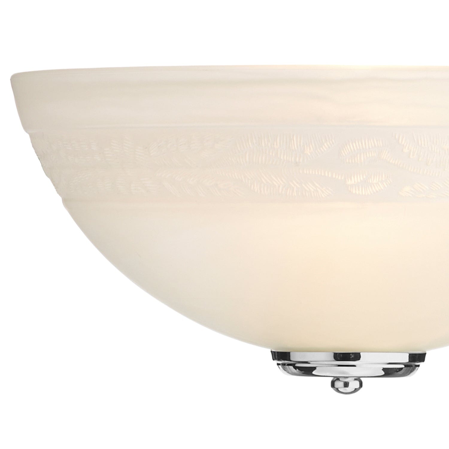 dar lighting Damask Wall Light Alabaster Glass With Chrome/Brass Finial DAM072