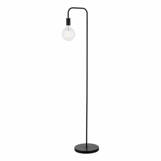 dar lighting Dena Floor Lamp Matt Black DEN4922