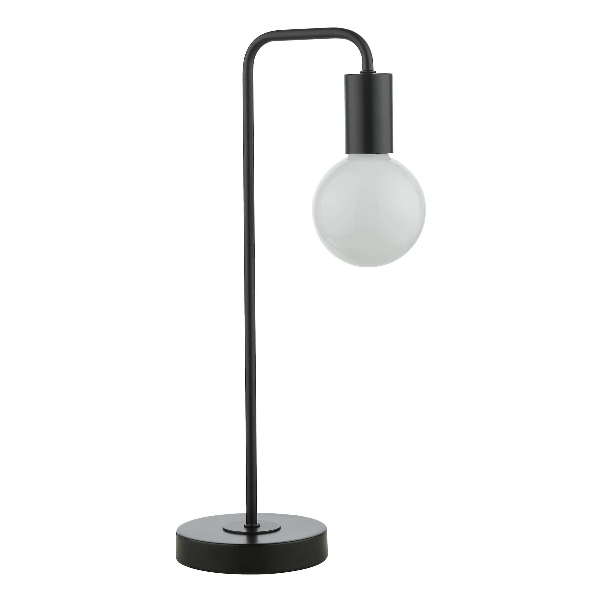 dar lighting Dena Table Lamp Matt Black DEN4222
