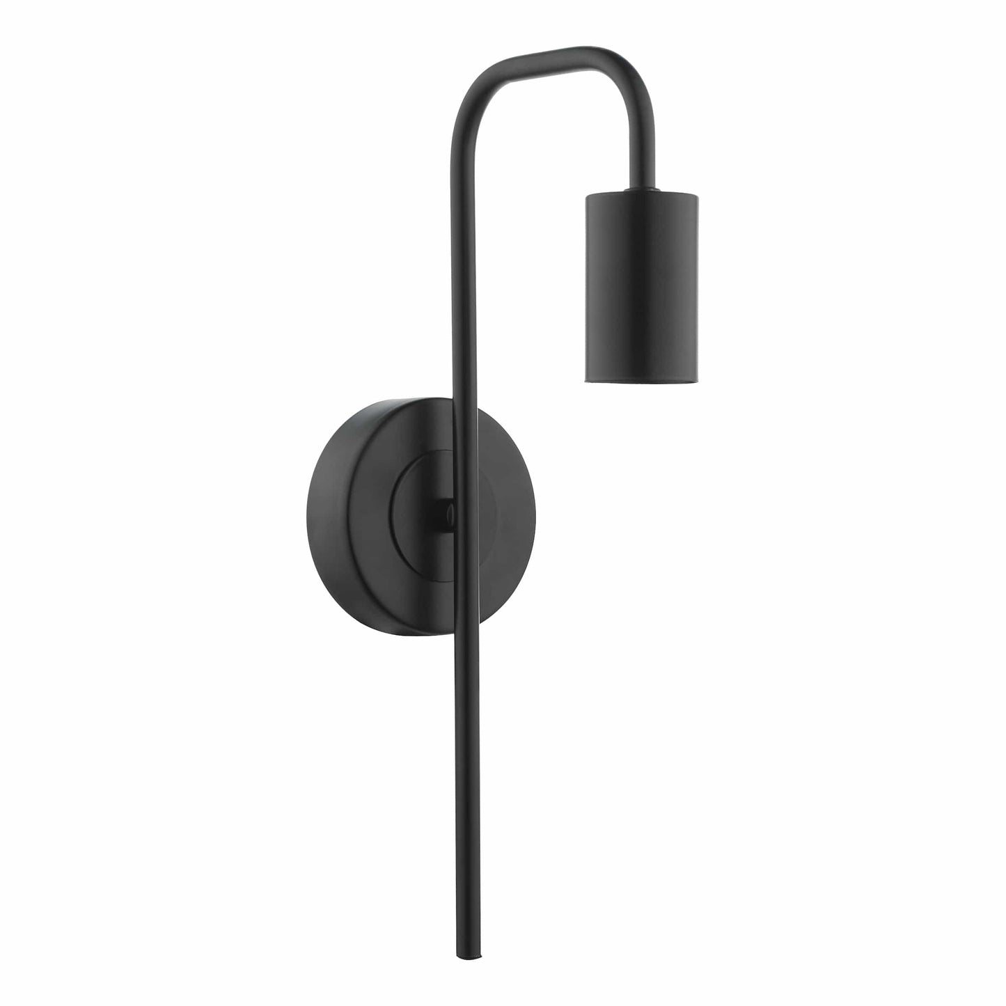 dar lighting Dena Wall Light Matt Black DEN0722