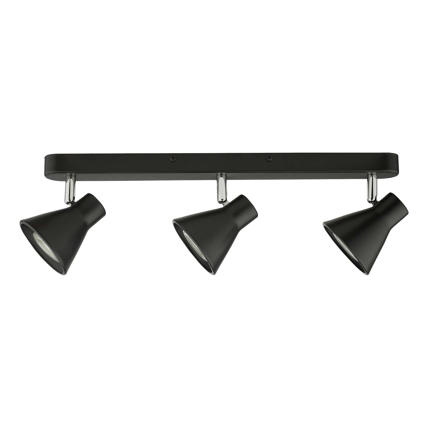 dar lighting Diza 3 Light Bar Spotlight Matt Black DIZ7322