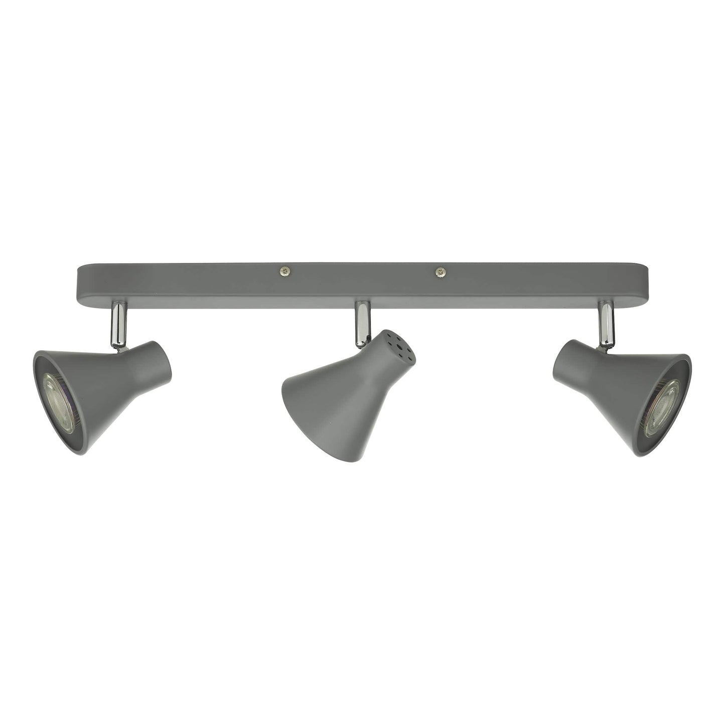 dar lighting Diza 3 Light Bar Spotlight Matt Grey DIZ7339