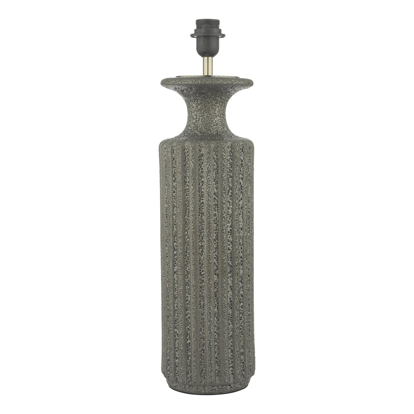dar lighting Dugan Table Lamp Black Volcanic Glaze Base Only DUG4222