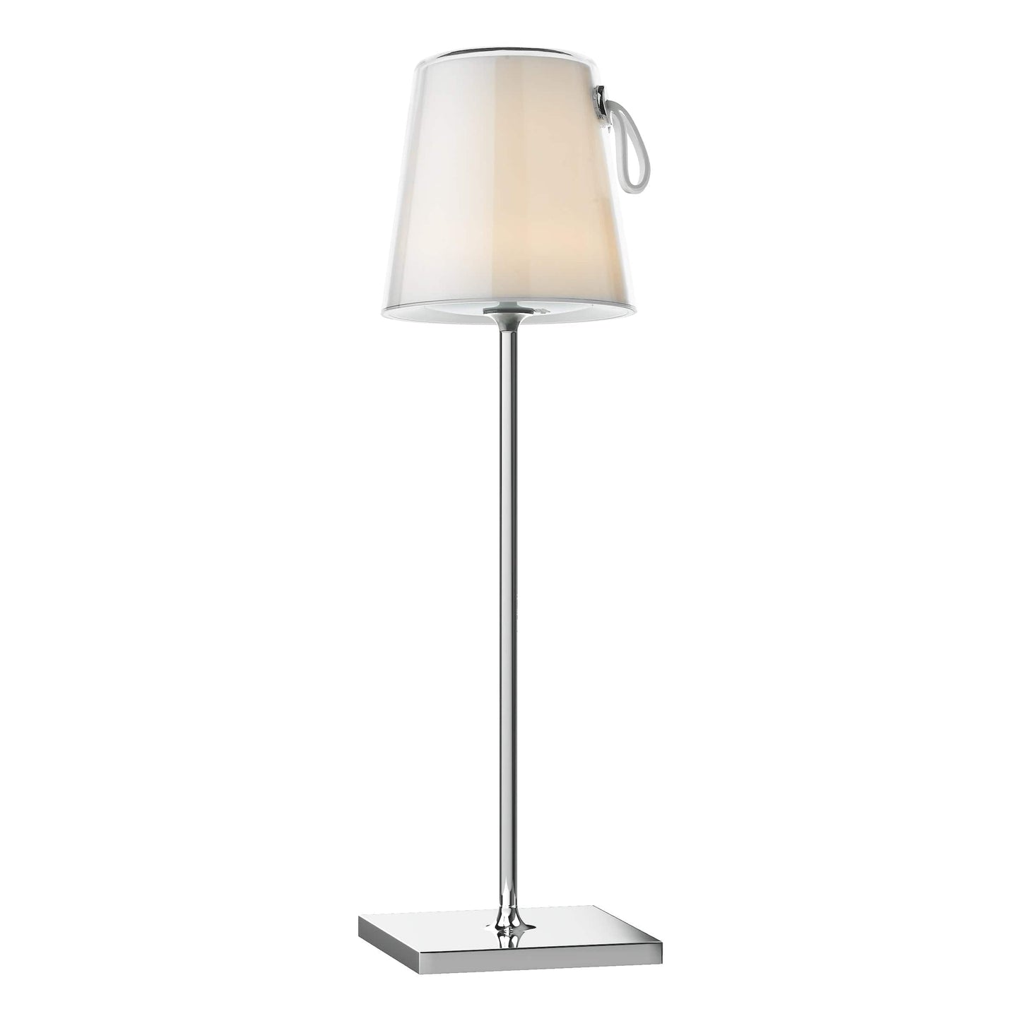 dar lighting Egor Table Lamp Polished Chrome and Colour Changing LED EGO422