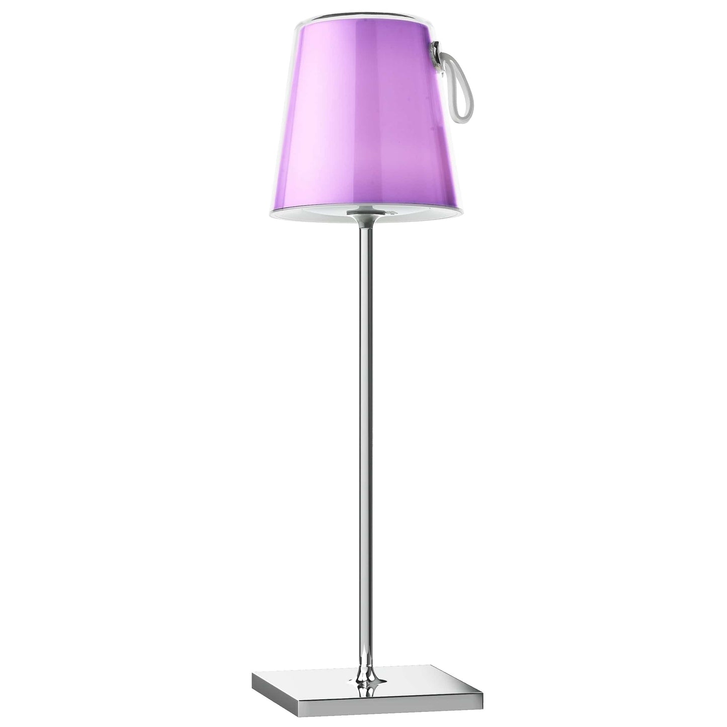 dar lighting Egor Table Lamp Polished Chrome and Colour Changing LED EGO422