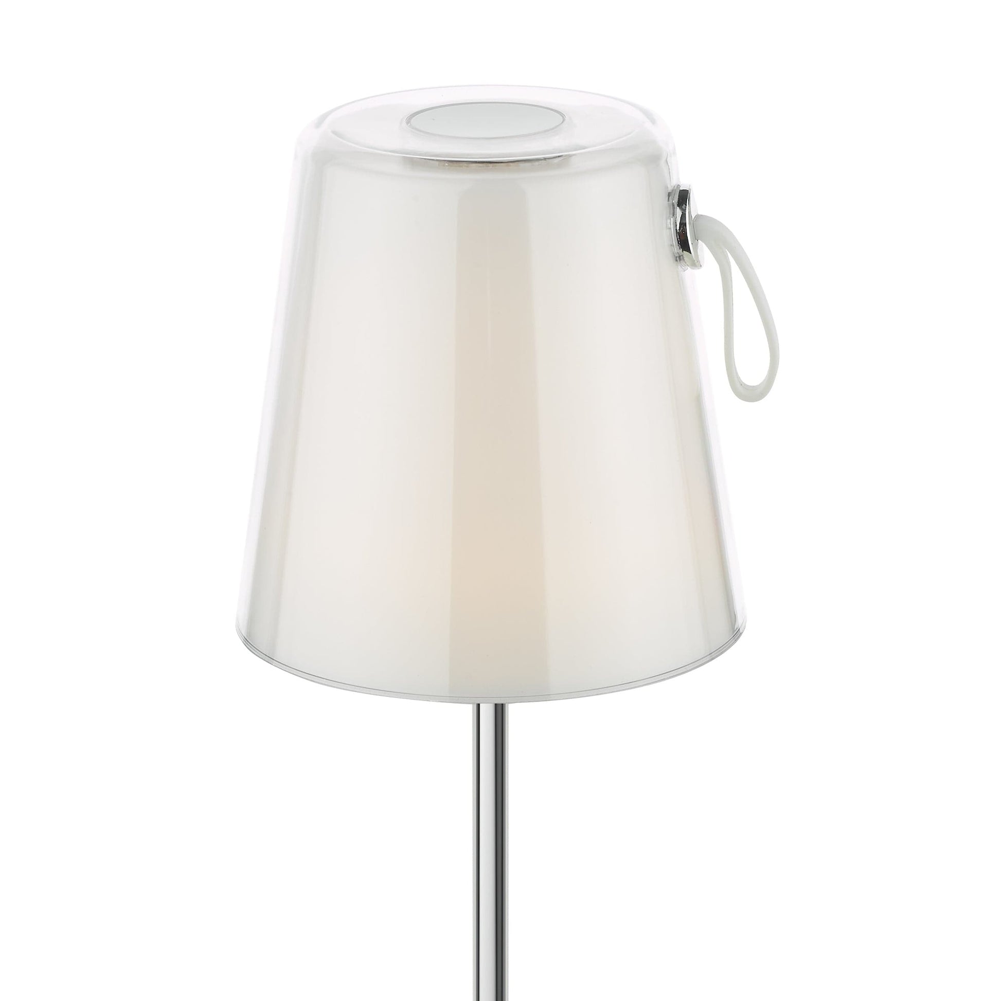 dar lighting Egor Table Lamp Polished Chrome and Colour Changing LED EGO422