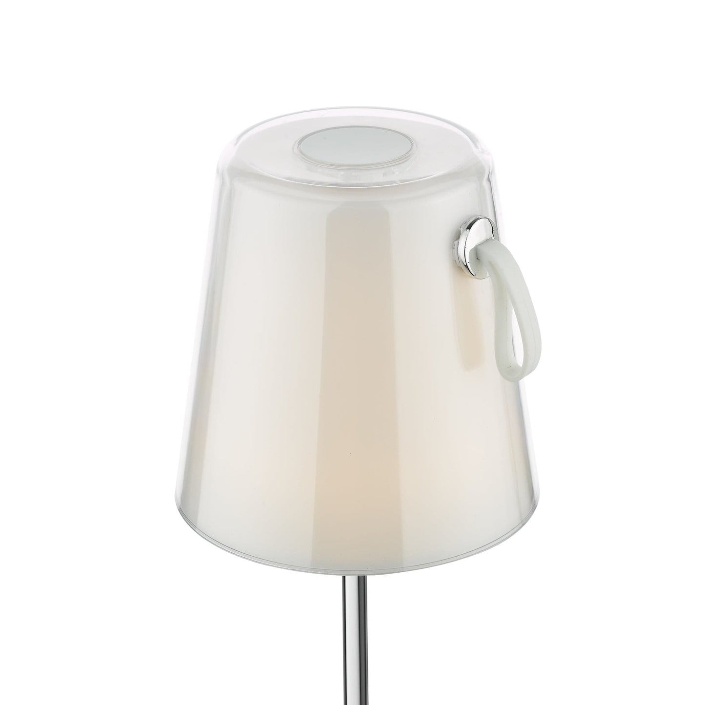 dar lighting Egor Table Lamp Polished Chrome and Colour Changing LED EGO422