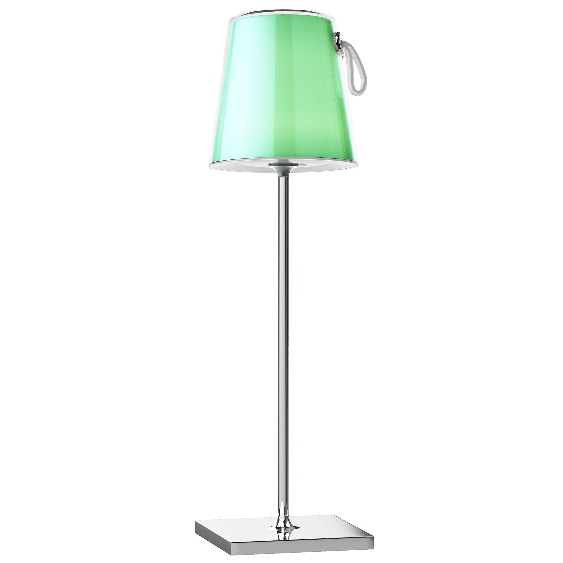 dar lighting Egor Table Lamp Polished Chrome and Colour Changing LED EGO422