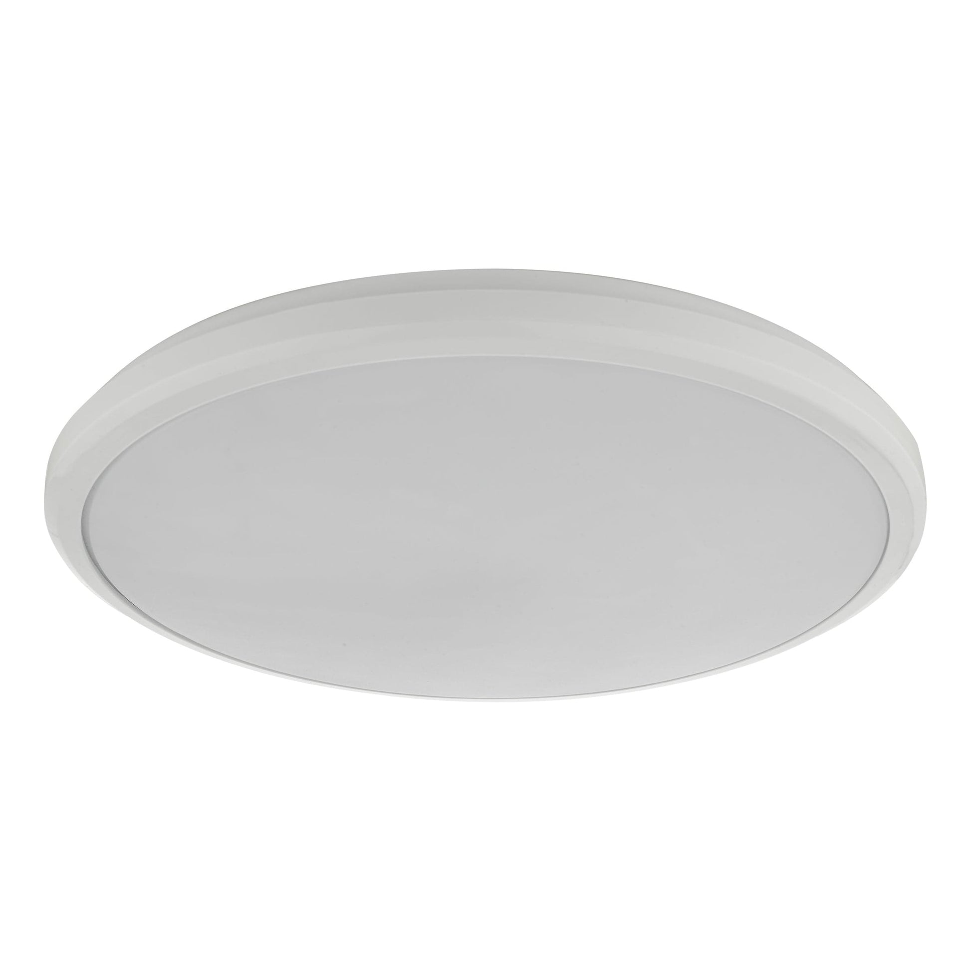 dar lighting Emmett Bathroom Flush White Acrylic IP44 LED EMM522