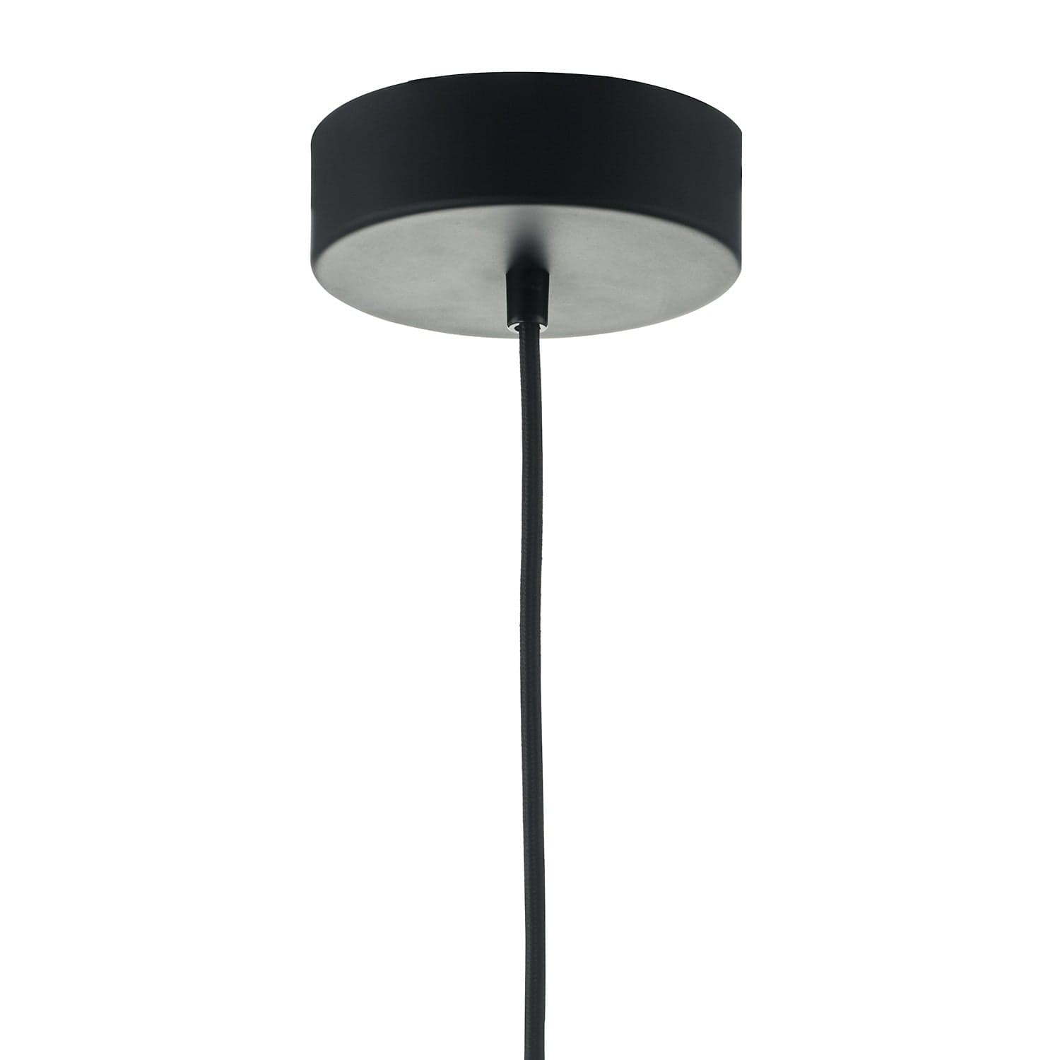 dar lighting Enoch Pendant Matt Black & Stainless Steel LED ENO0122