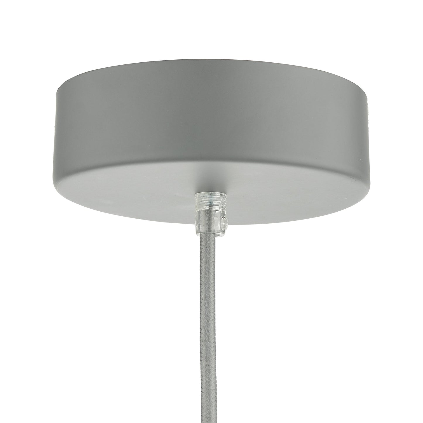 dar lighting Enoch Pendant Matt Grey Stainless Steel LED ENO0139