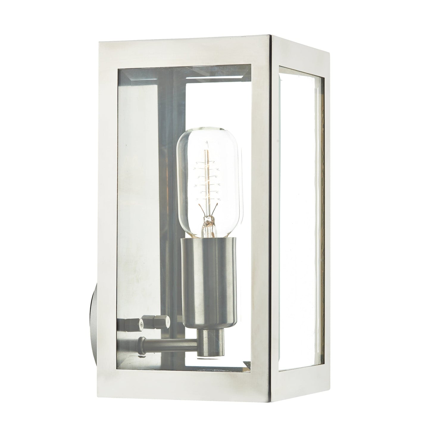 dar lighting Era Outdoor Wall Light Stainless Steel Glass IP44 ERA0744