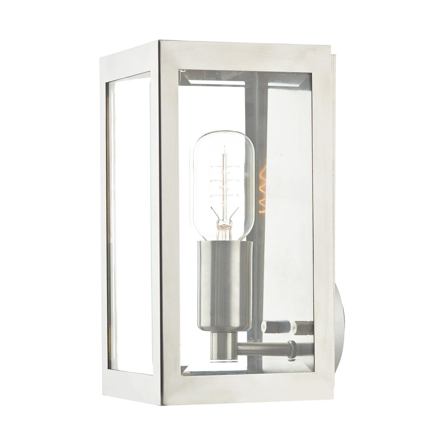 dar lighting Era Outdoor Wall Light Stainless Steel Glass IP44 ERA0744