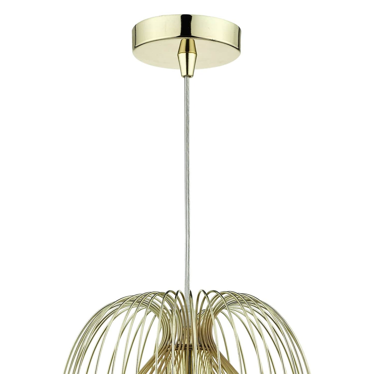 dar lighting Ero 1 Light Pendant Gold ERO0135